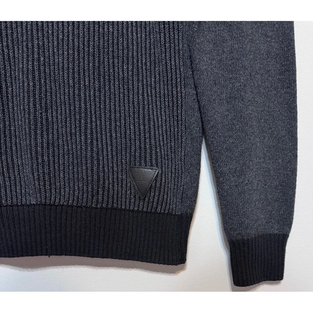 Urban Gorpcore Techwear Ribbed Knit Sweater Mens Size Small Utility Urban